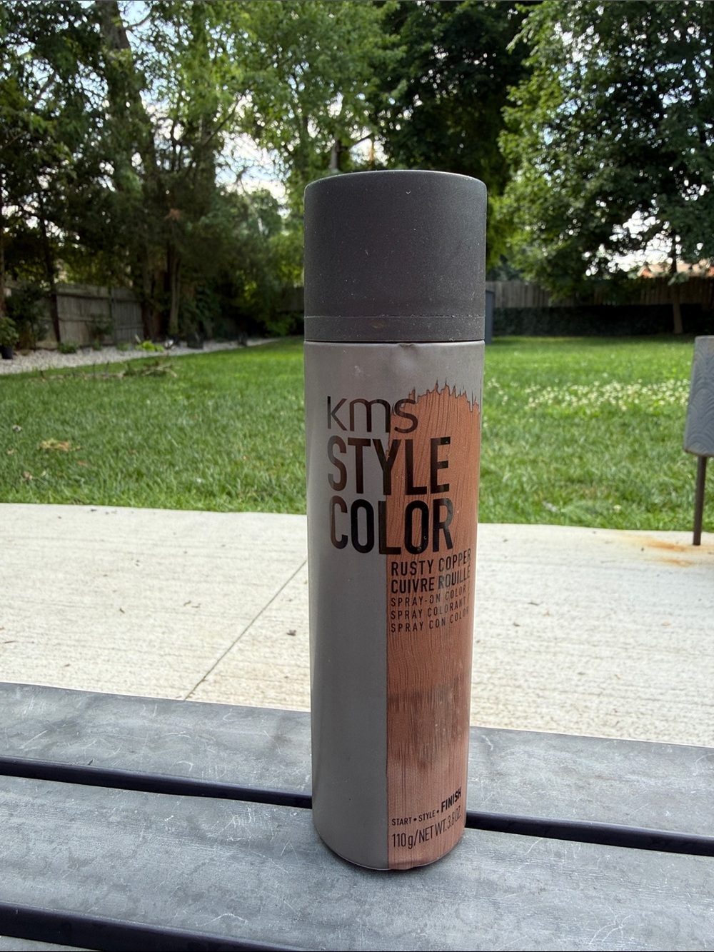 KMS Style Color Spray - Rusty Copper Women Hair Color